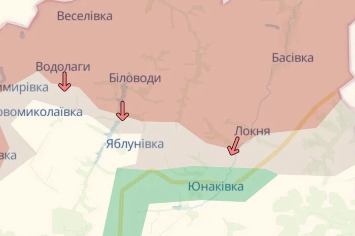 Російські окупаційні війська просунулися в Сумській області – DeepState