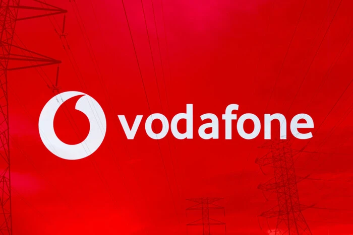 Мапа міста з покриттям мережі Vodafone