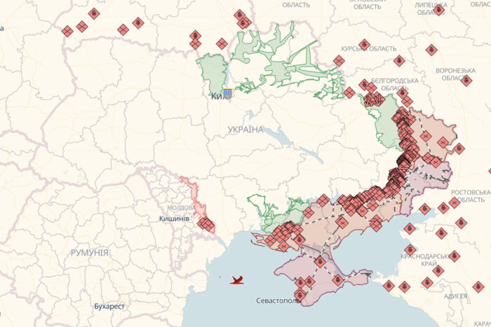 Онлайн-карта бойових дій в Україні на 1 червня: ситуація на фронті